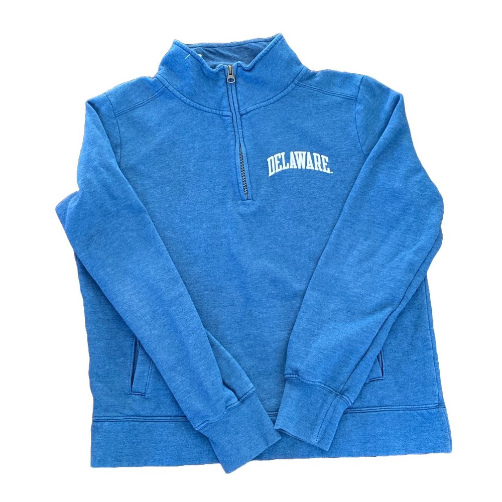 UD University of Delaware Redshirt 1/4 Zip Pullover, Medium